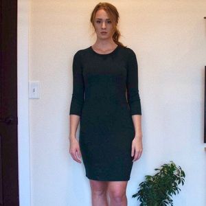 Forrest Green Quarter-Length Bodycon Dress